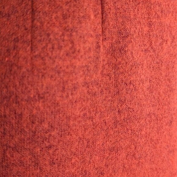 Orange Vintage Wool Blend Skirt - Picture 6 of 7